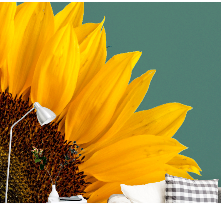 Fototapeta květiny slunečnice zblízka - TenStickers