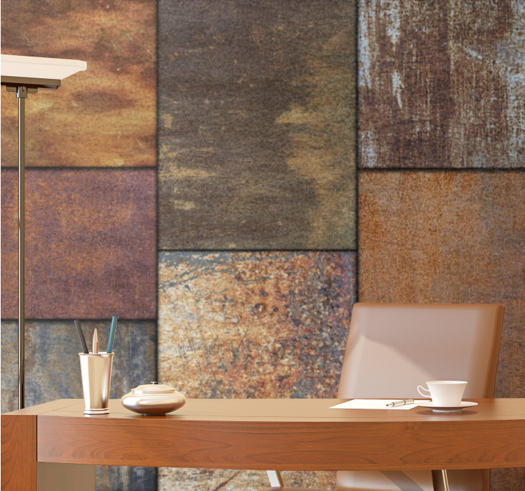 Fototapeta na textury a vzory rustikální panely - TenStickers