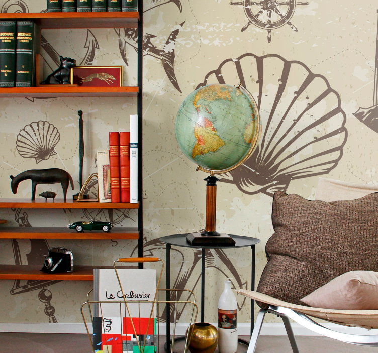 Fototapeta pro město a zemi námořní prvky - TenStickers