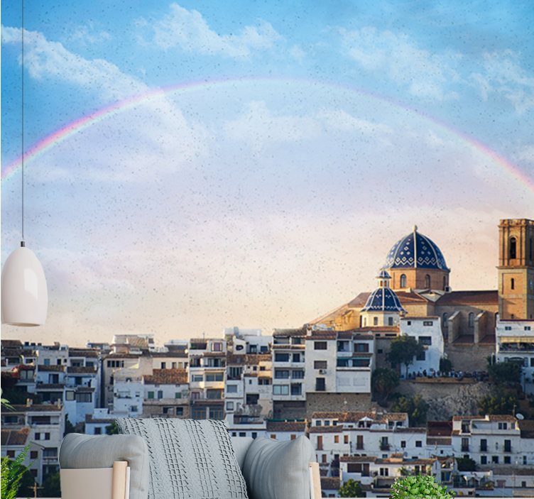 Fototapeta pro město a zemi přímořská architektura - TenStickers