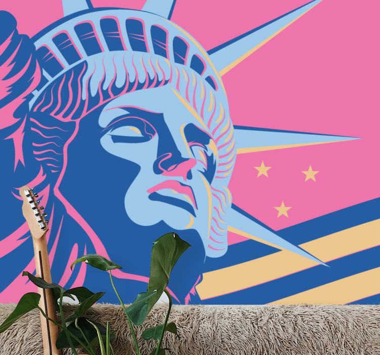 Fototapeta pro město a zemi svoboda monument - TenStickers