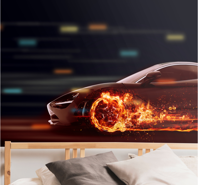 Fototapeta vozidel dynamický závodní pohyb - TenStickers