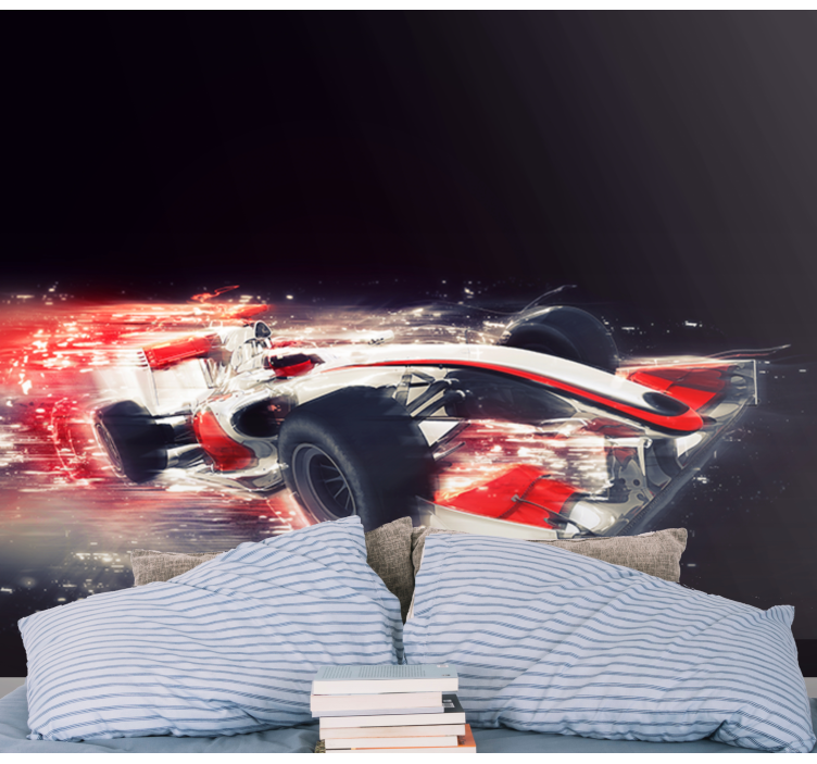 Fototapeta vozidel v pohybu závodních aut - TenStickers