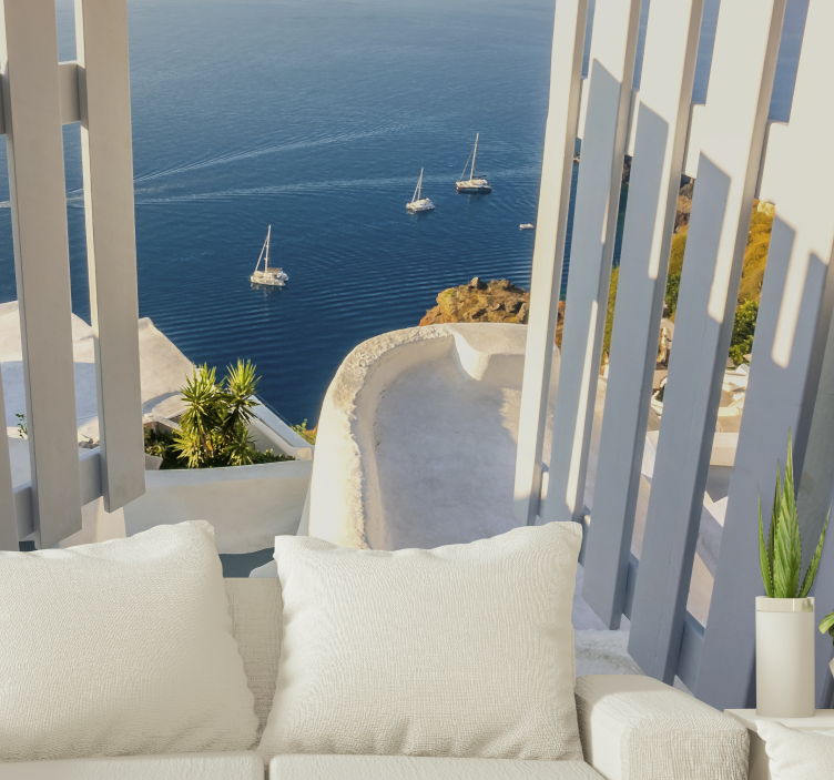 Vstup na pláž pod mořskou fototapeta - TenStickers