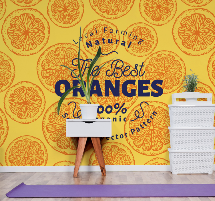 Fototapeta zvířata nejlepší pomeranče z přírodního pěstování - TenStickers