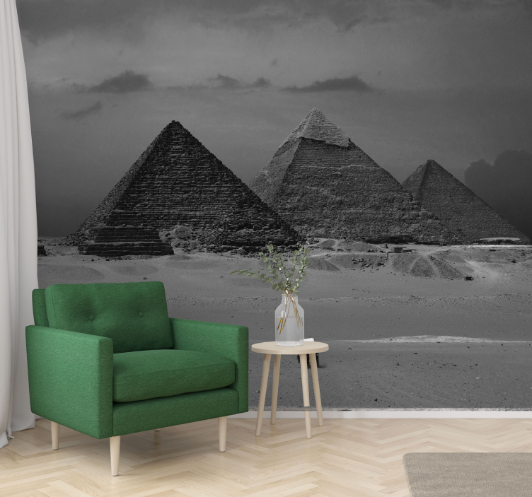 Fototapeta síň pyramidy v egyptě - TenStickers