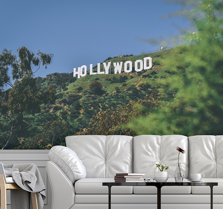 Hollywood sign fototapeta - TenStickers