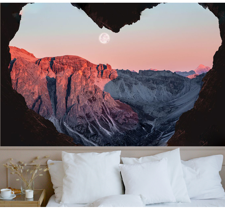 Hora do srdce manželství fototapeta na zeď - TenStickers