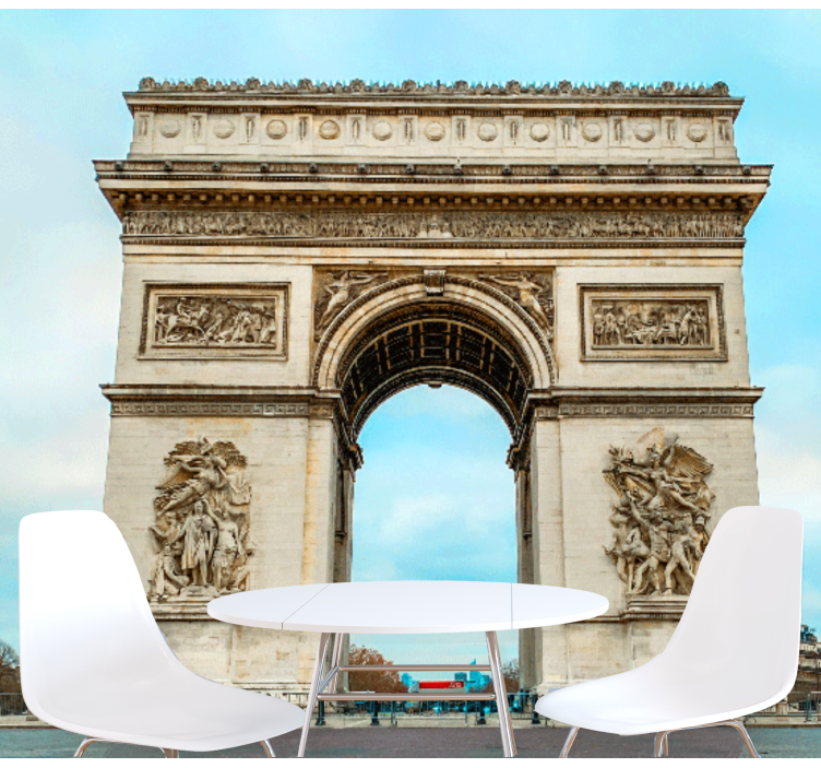 Ikonický pařížský monument Fototapeta a nástěnné malby - TenStickers