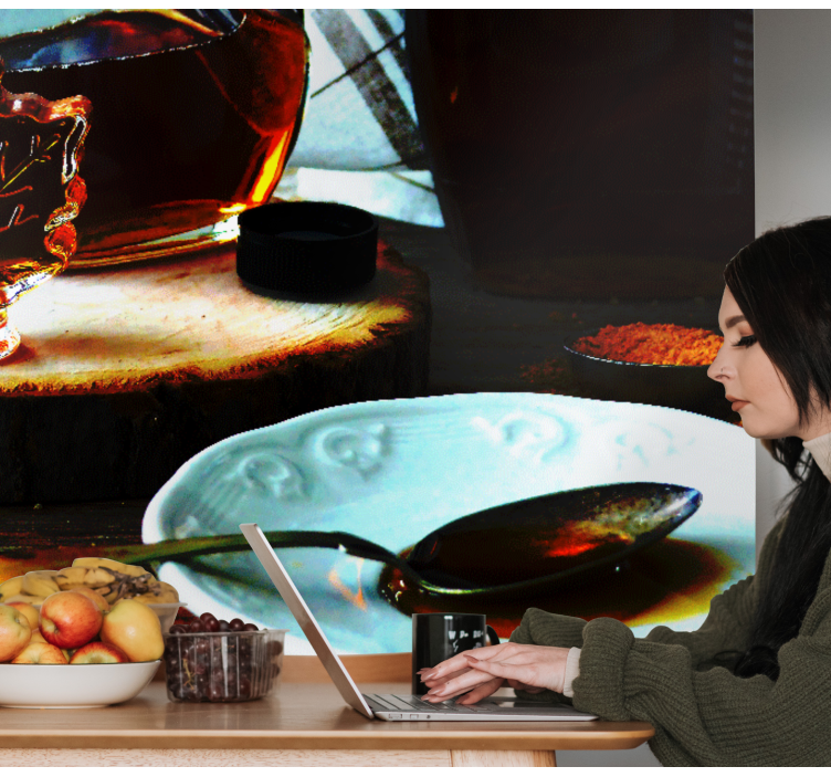 Javorový sirupový požitek Graffiti fototapeta - TenStickers