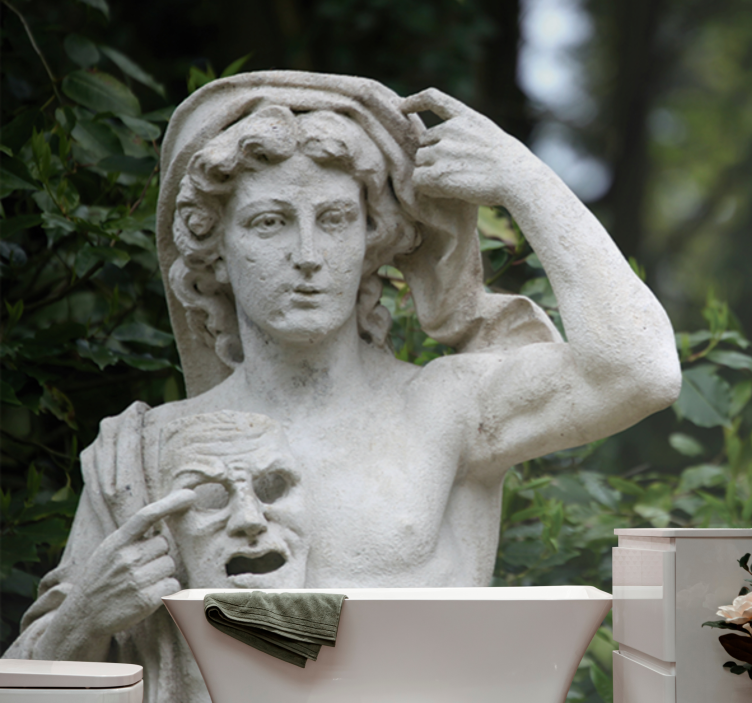 Klasické foto art tapeta s klasickými sochami - TenStickers