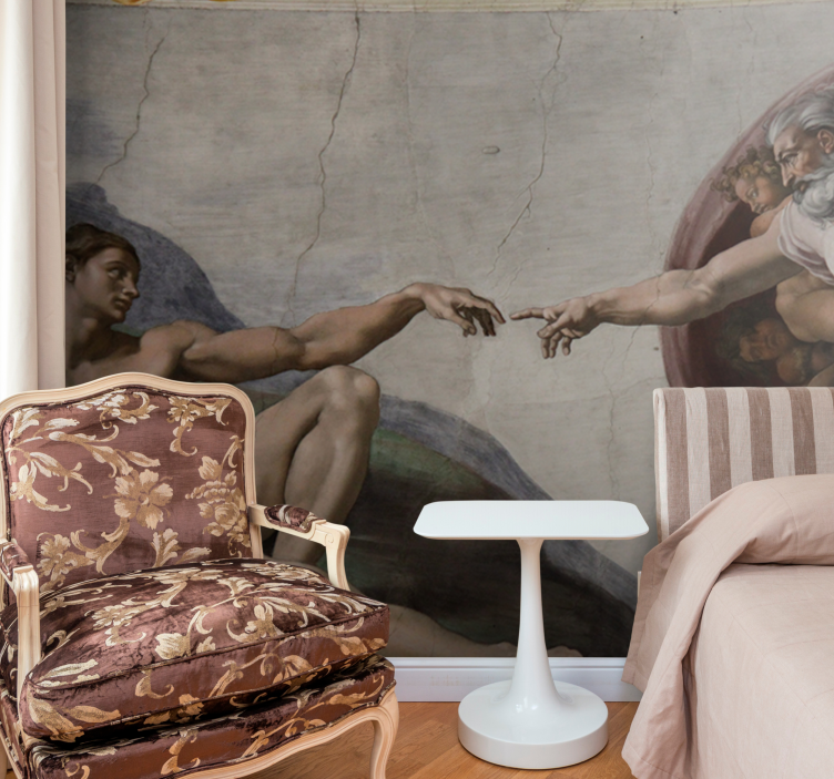 Klasické foto art tapeta scéna z tvorby - TenStickers