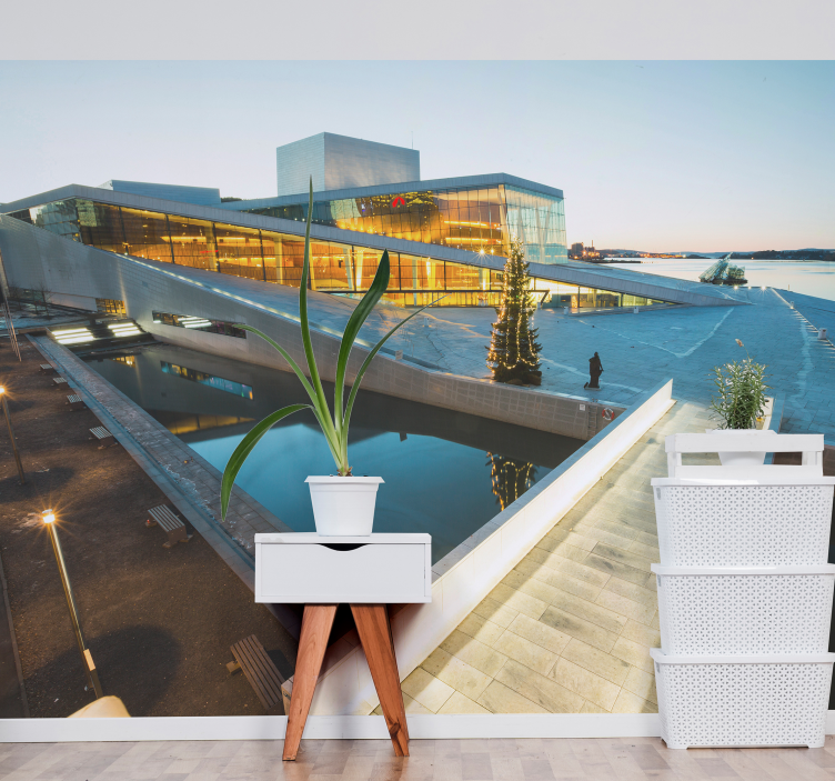 Moderní architektonický zázrak Fototapeta pro město a zemi - TenStickers