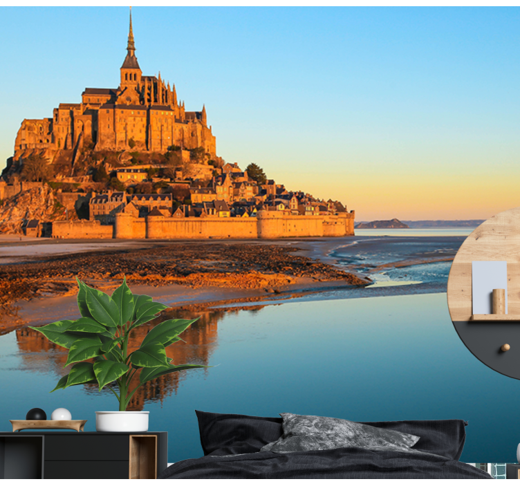 Fototapeta mont saint michel - TenStickers