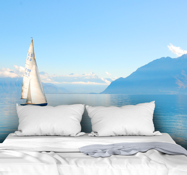 Moře fototapeta plavba po vodě - TenStickers