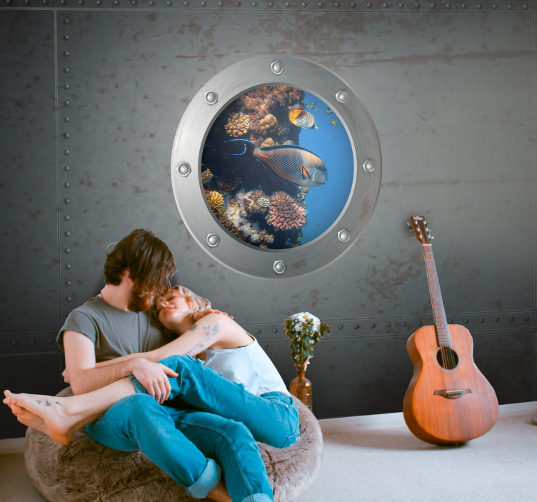 Moře fototapeta pohled na vodní život - TenStickers