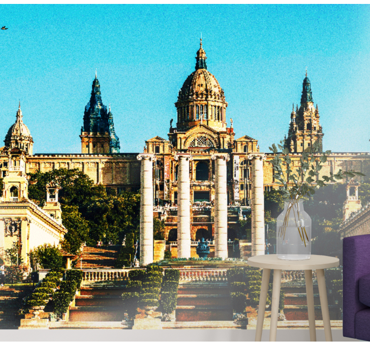 Národní katalánské muzeum Fototapeta Barcelona - TenStickers