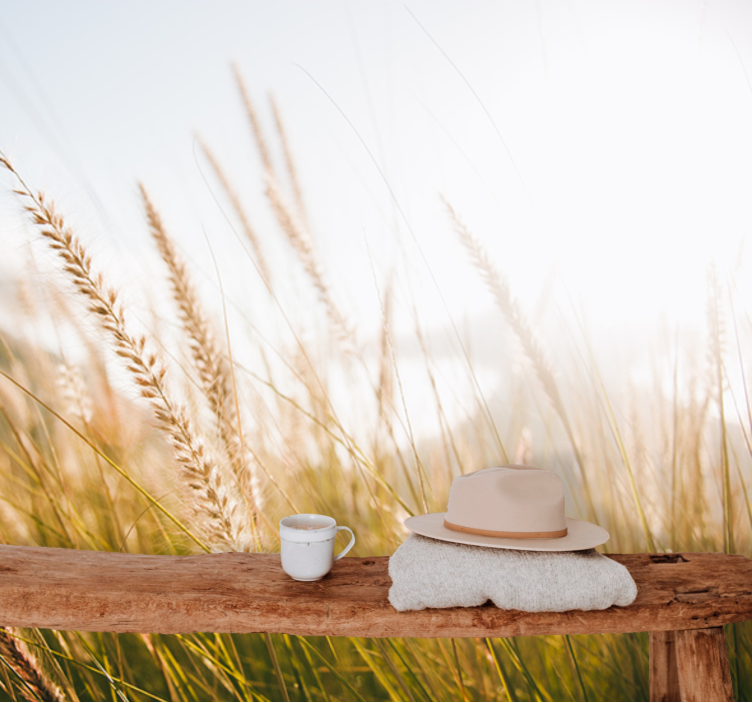 Příroda fototapeta měkké trávy ve vánku - TenStickers