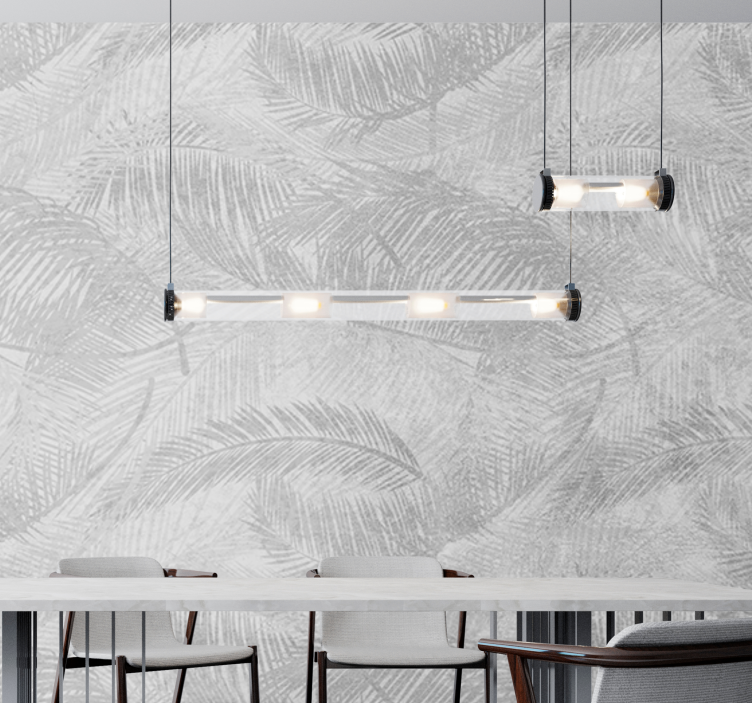 Příroda fototapeta stylové vzory listů - TenStickers