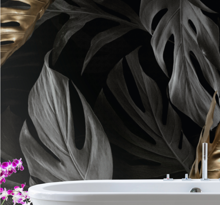 Příroda fototapeta tropické listy koncepty - TenStickers