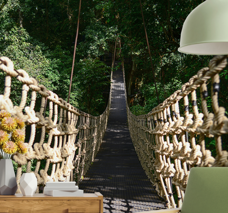 Příroda fototapeta visutá lesní stezka - TenStickers