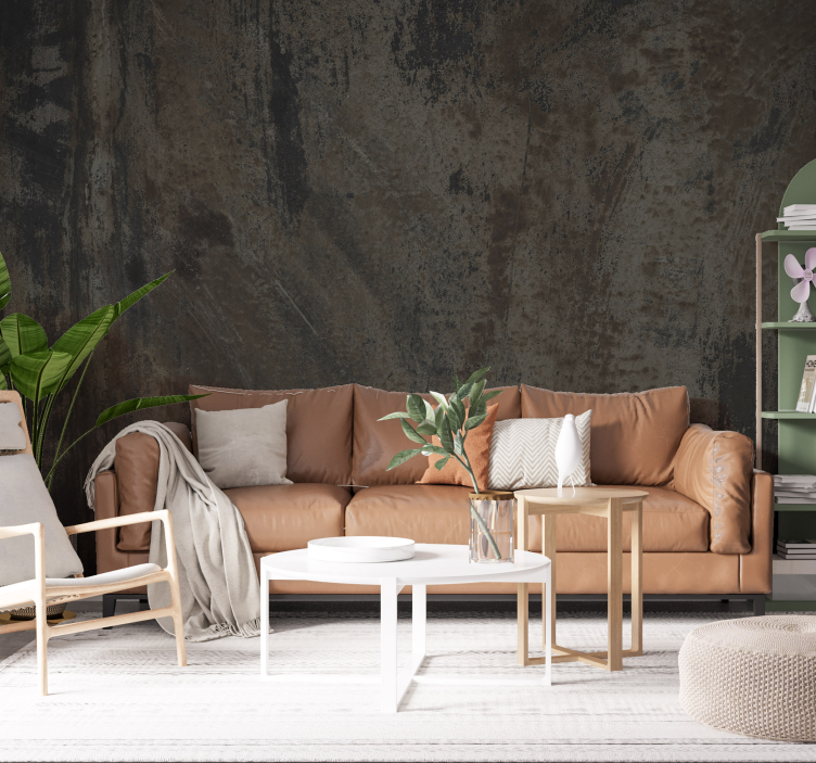 Fototapeta průmyslové šedé rezavé železo - TenStickers