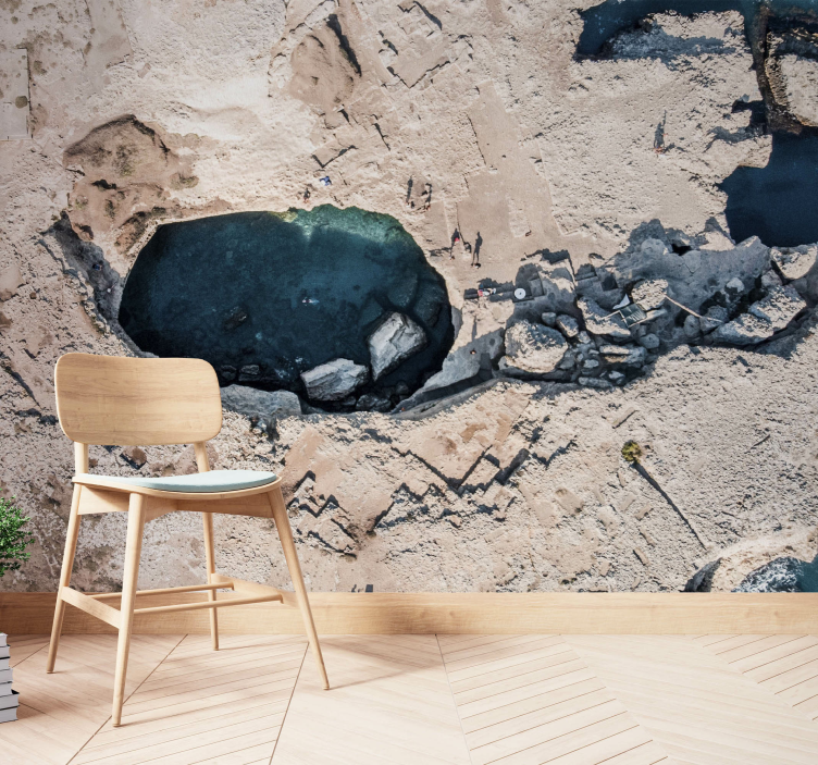 Skalnatý oceánský bazén Příroda fototapeta - TenStickers