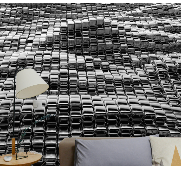 Textury a vzory fototapeta vzor stohovaných židlí - TenStickers