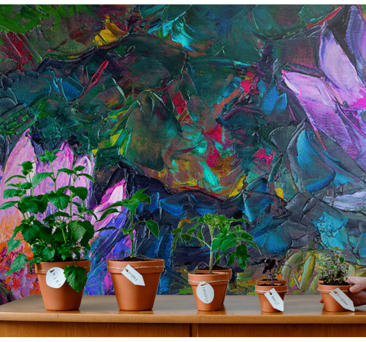 živá květová kompozice Fototapeta květiny - TenStickers