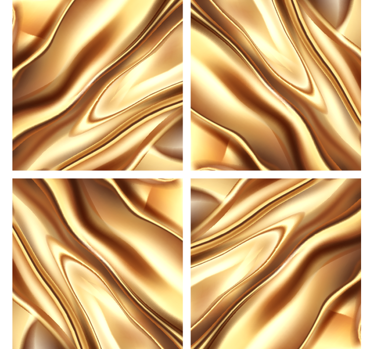 Efekt textury podtácků s vlnitým vzorem - TenStickers