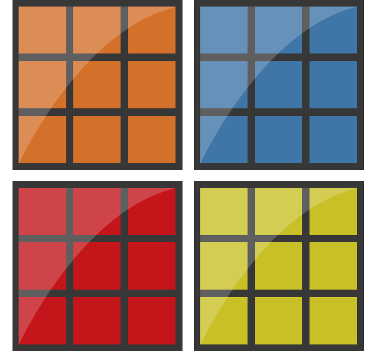 Krychle hra geek pít tácky - TenStickers