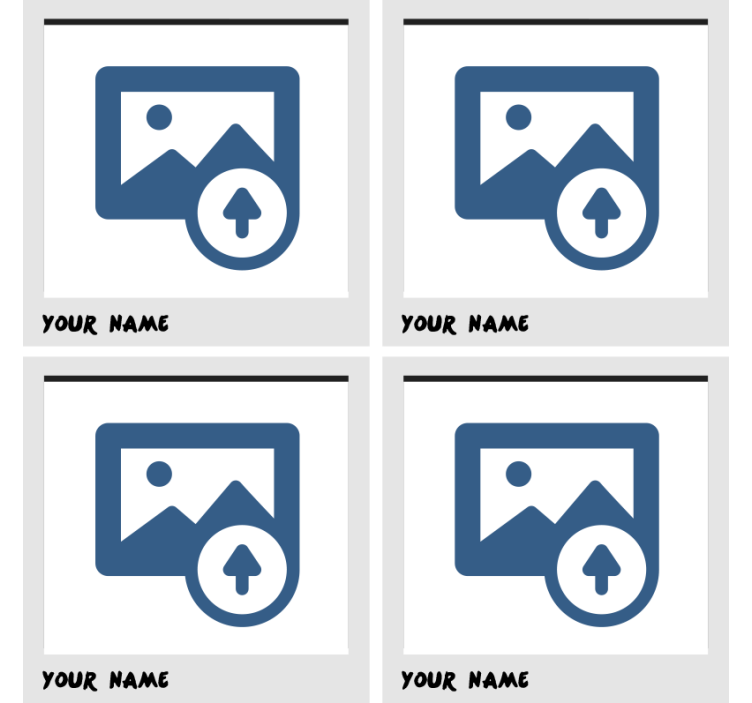 Přizpůsobitelný podtácek s fotkou - TenStickers