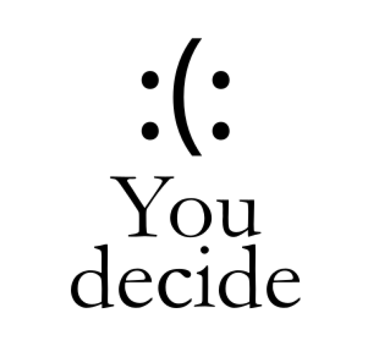 Podtácek citát emoční rozhodovací prohlášení - TenStickers