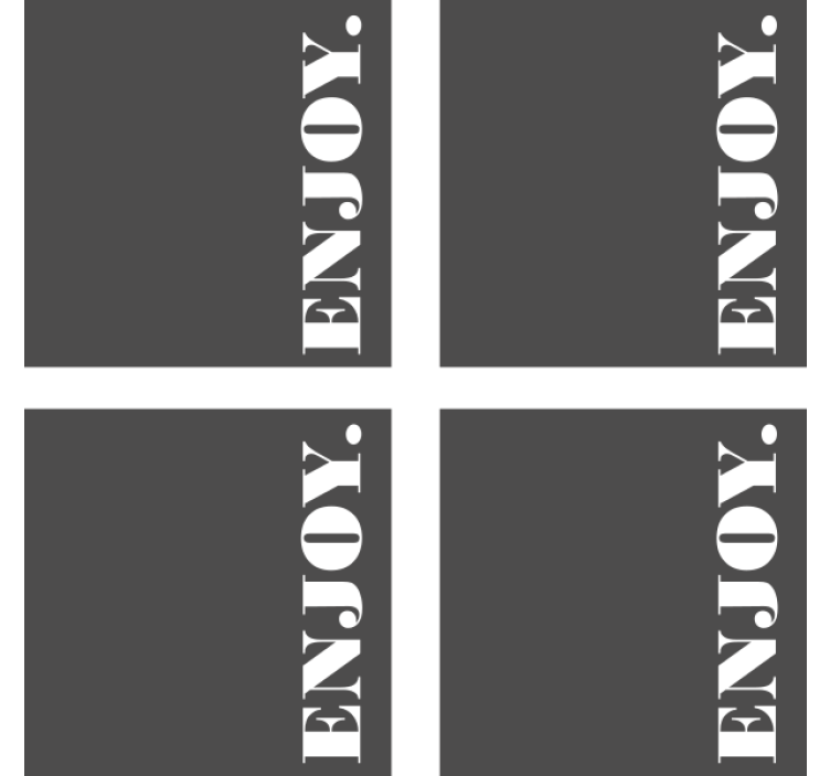 Pivní podtácek s texturou v tmavě šedé barvě - TenStickers