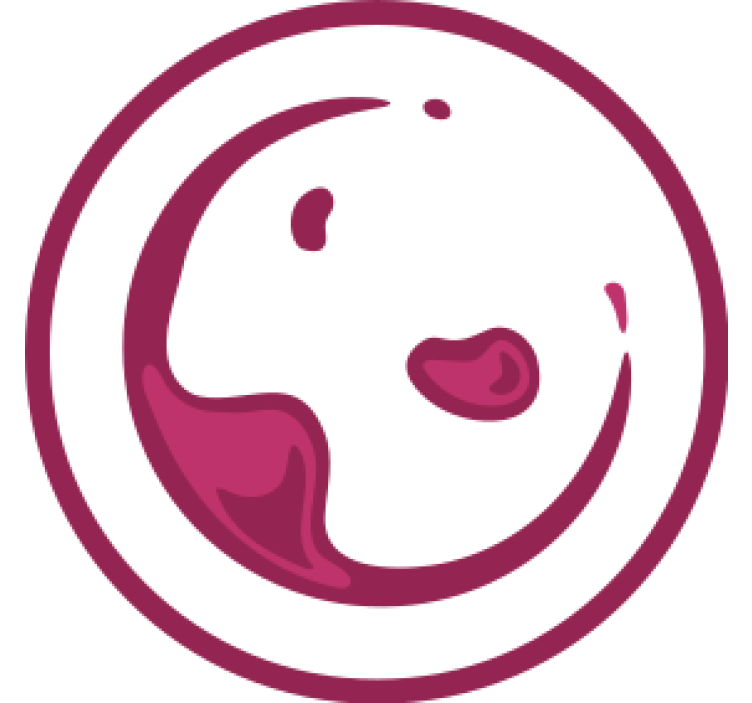 Pivní podtácek hravý víno střik - TenStickers