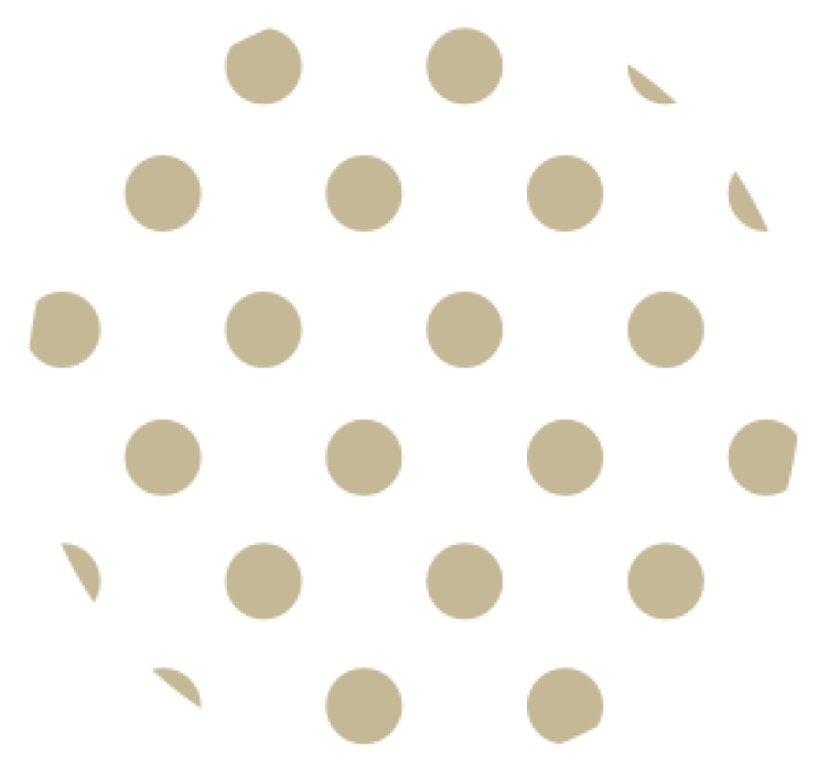 Efekt textury podtácků s puntíkovým vzorem - TenStickers