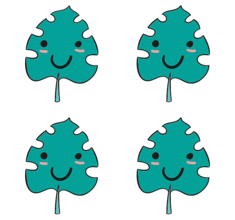 Smajlík monstera další tácky - TenStickers