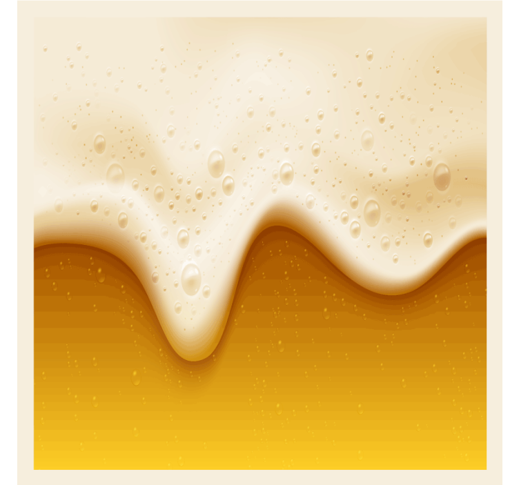 Bubliny a pěnové podložky na pivo - TenStickers