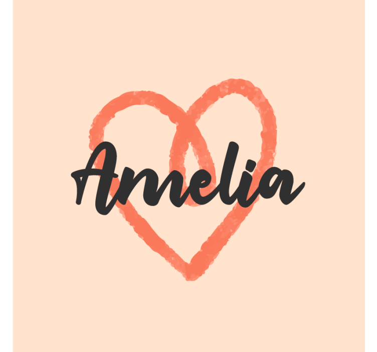 Přizpůsobitelný podtácek srdcového tvaru - TenStickers