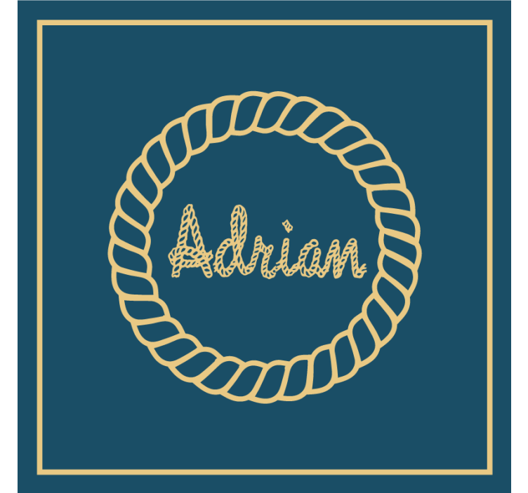 Personalizované lanové kotvy personalizované tácky - TenStickers