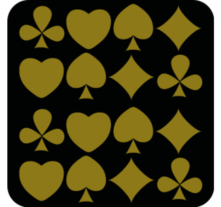 Efekt textury podtácků s geometrickými tvary - TenStickers