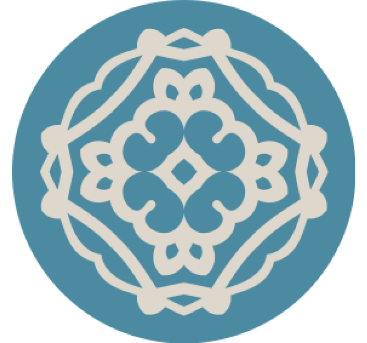 Efekt textury podtácků s jemným vzorem - TenStickers