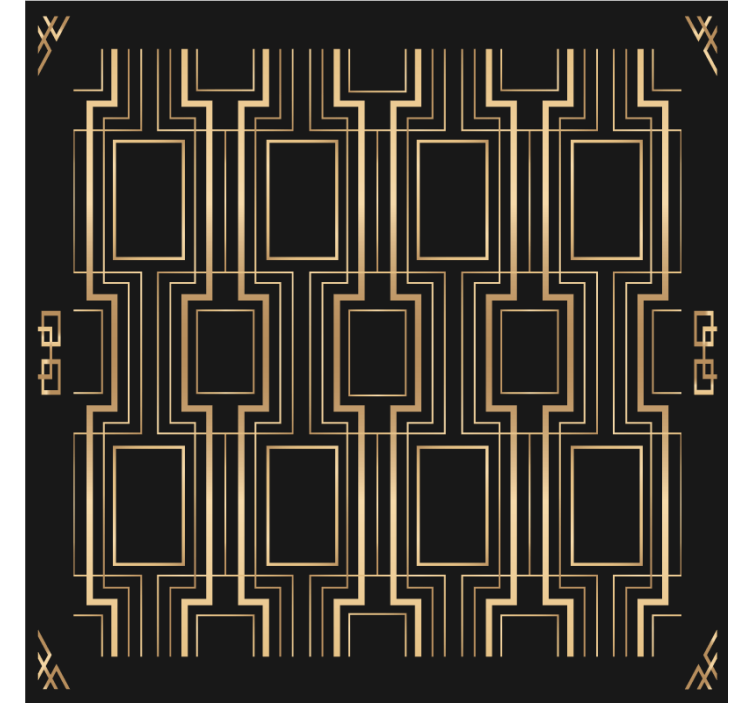 Efekt textury podtácků geometrické inspirace - TenStickers