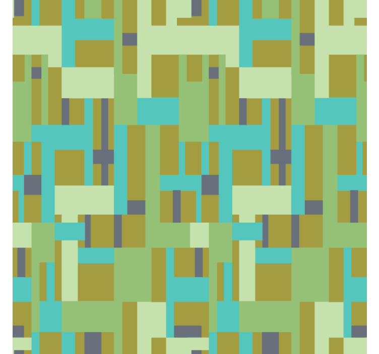 Obdélník vzor zelený odstín vinobranípodtácek - TenStickers