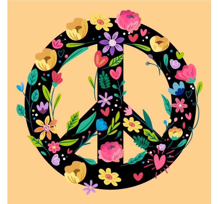 Podtácek citát botanická klidová symbolika - TenStickers