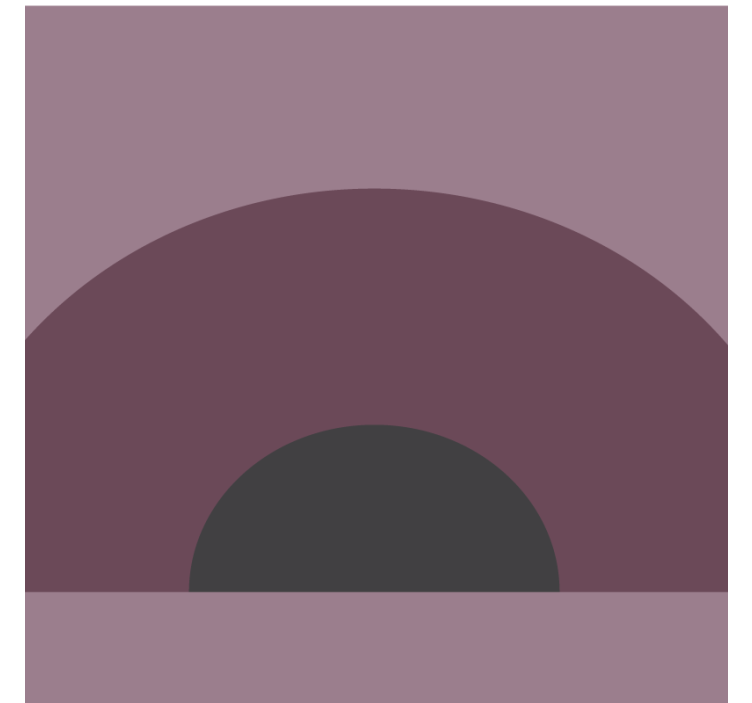 Efekt textury podtácků s křivkovým vrstveným designem - TenStickers