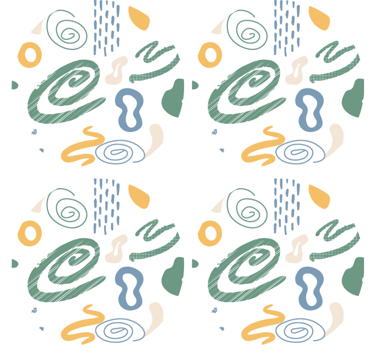 Efekt textury podtácků abstraktní vírové vzory - TenStickers