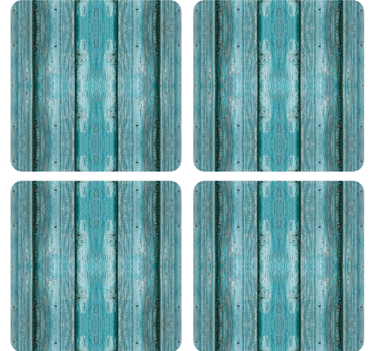 Efekt textury podtácků s povrchem prken - TenStickers