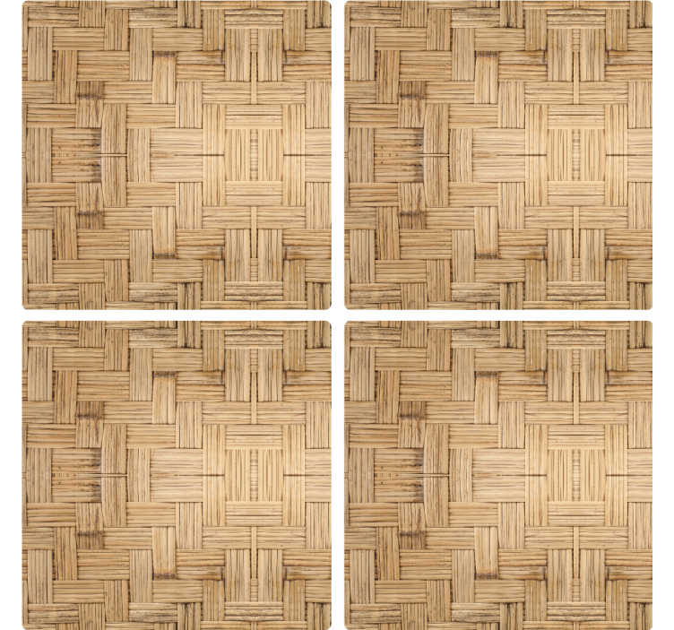 Tkaný povrch efekt textury podtácků - TenStickers