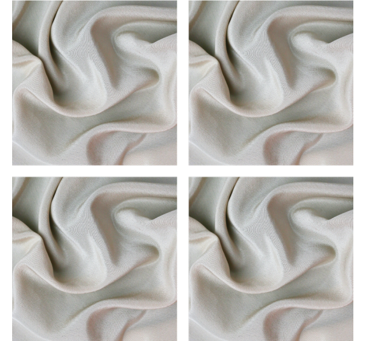 Efekt textury podtácků z jemné látky - TenStickers